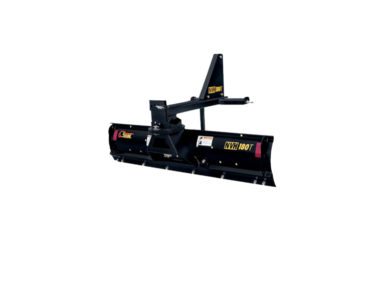Bison COMPACT, Cat I, pinset angle, bolted tilt/offset, 13" blade, 1" pin, 6" edge, 15-35 hp