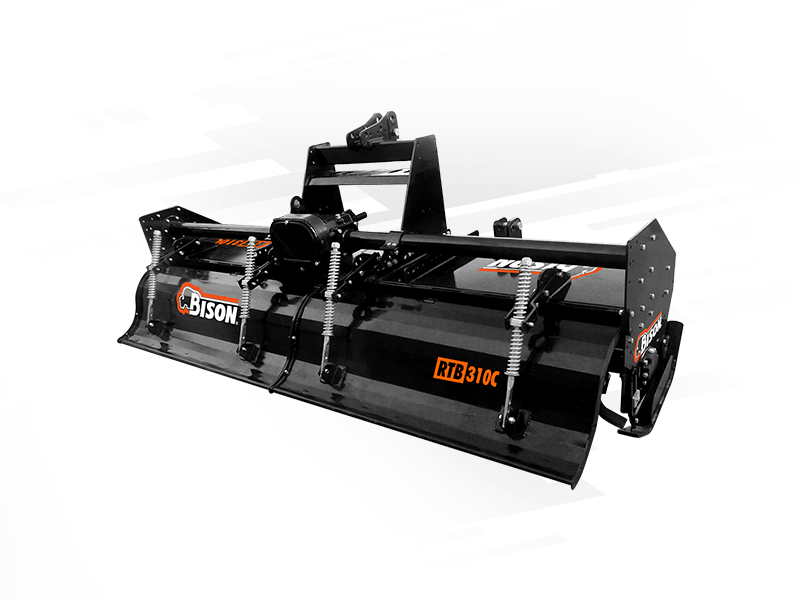 Bison 10-Foot Heavy Tiller (122"), 4-speed gearbox, 84 blades, for 90-130 hp