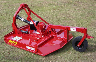 Brown 6' Closed Back, 540 PTO, 165 hp gearbox, slip clutch, Cat II, for 80-110 hp, 8" capacity