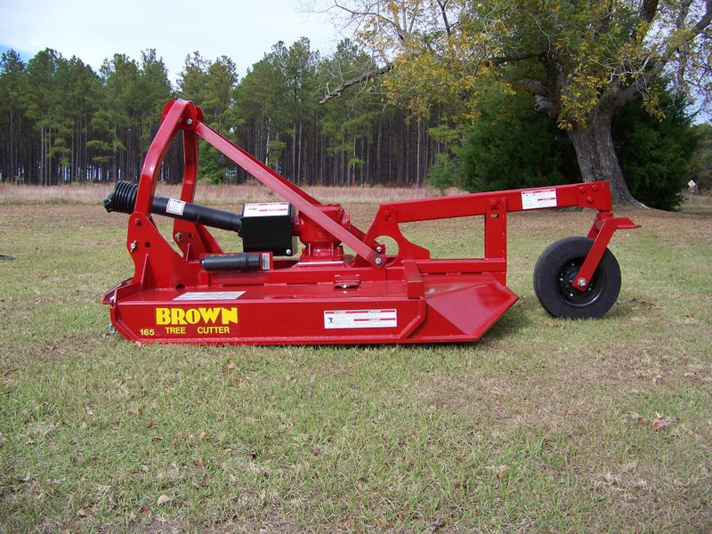 Brown 6' Open Back, 1000 PTO, 240 hp gearbox, slip clutch, Cat II, for 70-100 hp, 8" capacity