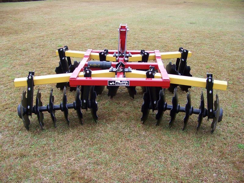 Brown 7'6" Tandem disc, 20 22" notched discs, 9" spacing