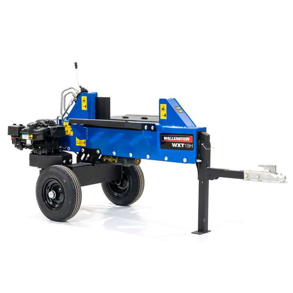 Wallenstein 2-WAY Horizontal, 3.5" cyl, 15-TON, 5.8hp Briggs & Strat mot, 2" ball hitch