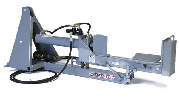 Wallenstein 3-Point horizontal, 4.5"x48", 25-ton, w/hoses & tips, auto return, open center