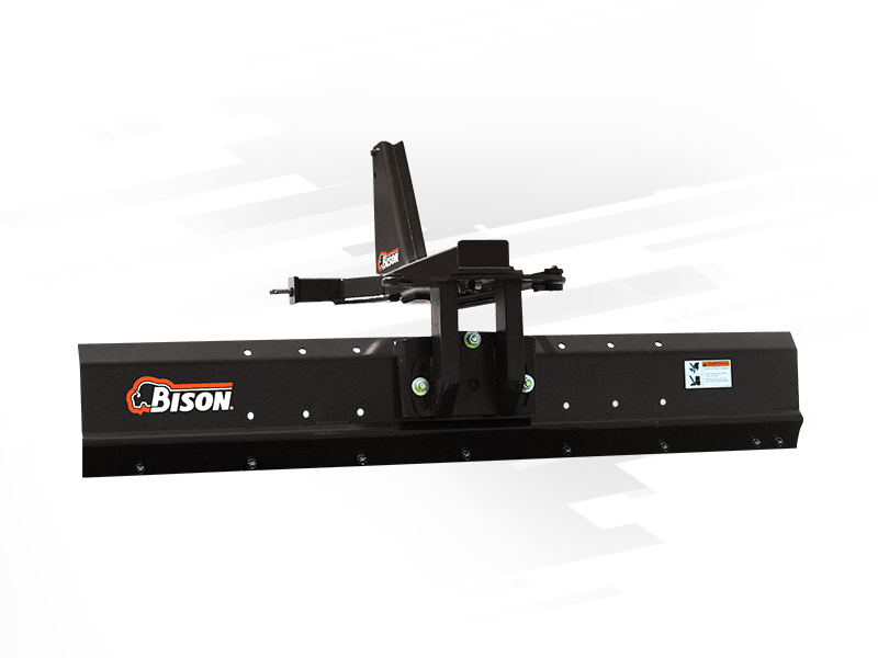 Bison UTILITY, Cat I, pinset or hydr angle, bolted offset/tilt, 16" blade, 2 5/8" pin, 6" edge, 30-55 hp