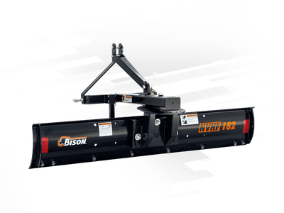 Bison COMPACT, Cat I, pinset angle, bolted tilt/offset, 13" blade, 1" pin, 6" edge, 15-35 hp