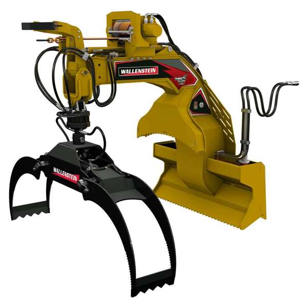 Wallenstein LXG430RP 24" Extendible w/9000# winch, 100' syn cable, 3000#-4500# cap, hyd rotator, for 70-100hp LXG430RP 1444#