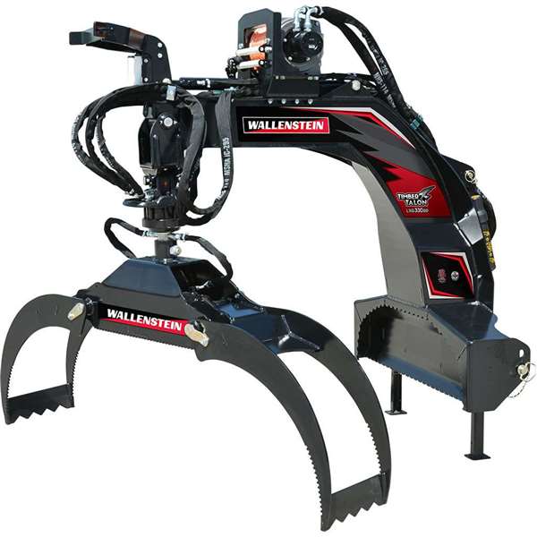 Wallenstein LXG330RP 24" Extendible w/9000# winch, 100' syn cable, 3000#-4500# cap, hyd rotator, for 60-180 hp LXG330RP 1229#