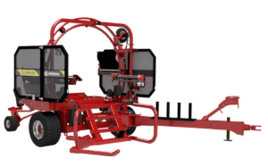 Anderson ELLIPSE 660 high-speed hoop wrapper (not turnable), 2nd film stretcher, carries 2nd bale