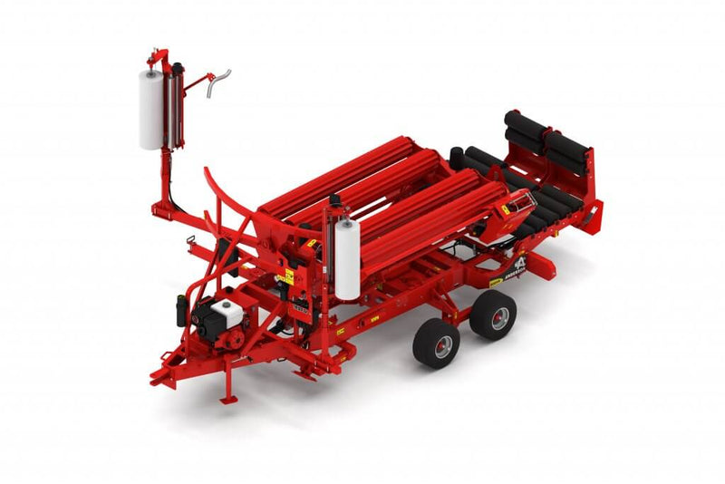 Anderson HS Custom, King package plus 2nd film pre-stretcher for faster wrapping
