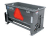 Bauman 640H Spreader, 6.25 cf capacity, 40" spread width, 3-point, hydraulic variable-speed drive, hoses