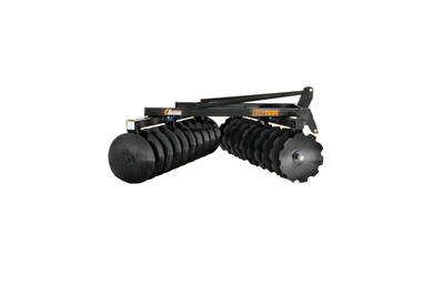 Bison 6' Disc, 16 blades 22" x 5/32" notched/solid, triple ball bearings, 4"x3" frame, Cat II hitch, 50+ hp
