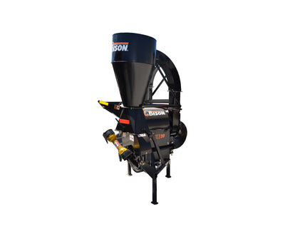Bison Hammer Mill, 20", 3-point hitch, double bagger discharge, 540 PTO, two screens, 30-60hp