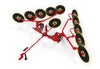 Enorossi 10-Wheel V-Rake