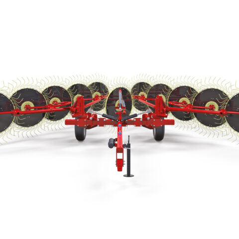 Enorossi 10-Wheel V-Rake