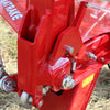 Enorossi 12-Wheel Batrake V-rake, 20-24' raking, 60" wheels, high clearance cart, for 10'-14' swather