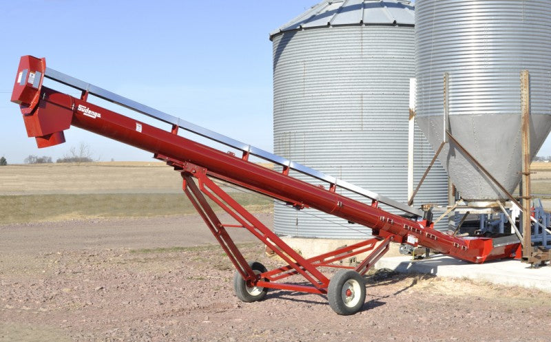 Sudenga 10" x 61' PTO Auger package, 3200 bu/hour, winch, overflow relief, new tires