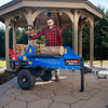 Wallenstein 2-Way Horizontal, 4" cyl, 20-Ton, 6.5hp Briggs & Strat mot, 2" ball hitch