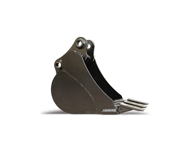 Wallenstein Bucket, 3 teeth, AR400 steel, for QC620, GX720, GX920, GX920XT