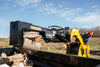 Wallenstein Inverted Horizontal, 4" Cylinder, 20-ton, inverted to lift/split,stack for mini skidsteer mount