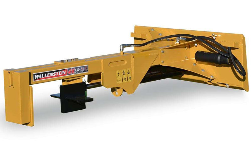Wallenstein Inverted horizontal, 4"x24" cyl, 20-ton, inverted to lift/split/stack, w/hoses & flat tips