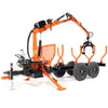 Wallenstein LXT115 11'6" Boom, 11500# capacity, highway trailer, towable self contained