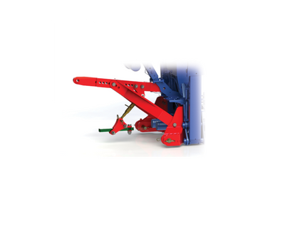 Wallenstein Mount, Cat II 3-point hitch, rigid mount, plus drawbar turnbuckle tie-down, for GX720/900/920