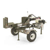 Wallenstein Pivoting hort/vert, 4"x24" cylinder, 20-ton, 6.5 hp Vanguard, auto-return, highway tires, 2" ball