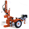 Wallenstein Pivoting hort/vert, 5"x24" cylinder, 31-ton, 10 hp Vanguard mot, light kit, Highway tires, 2" ball
