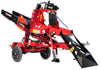 Wallenstein WP525, trailed, 20-ton 23" cyl, 16" max diameter, 3-way wedge, 6.5 hp Vanguard