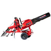 Wallenstein WP525, trailed, 20-ton 23" cyl, 16" max diameter, 3-way wedge, 6.5 hp Vanguard