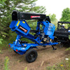 Wallenstein WP525, trailed, 20-ton 23" cyl, 16" max diameter, 3-way wedge, 6.5 hp Vanguard