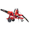 Wallenstein WP525, trailed, 20-ton 23" cyl, 16" max diameter, 3-way wedge, 6.5 hp Vanguard
