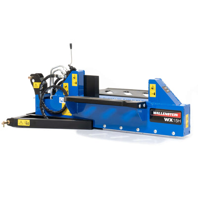Wallenstein Horizontal 2-Way, 3.5"x19" cyl, 15-ton, w/hoses & tips