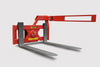 Wifo Class III carriage box rotator, 180-degree rotation, folding side tine