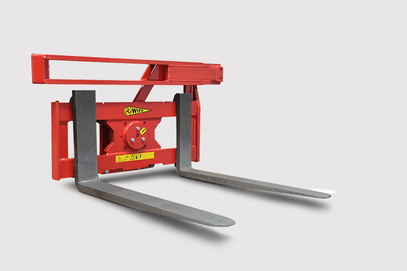 Wifo Class III carriage box rotator, 180-degree rotation, folding side tine