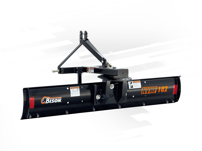 Bison COMPACT, Cat I, pinset angle, bolted tilt/offset, 13" blade, 1" pin, 6" edge, 15-35 hp