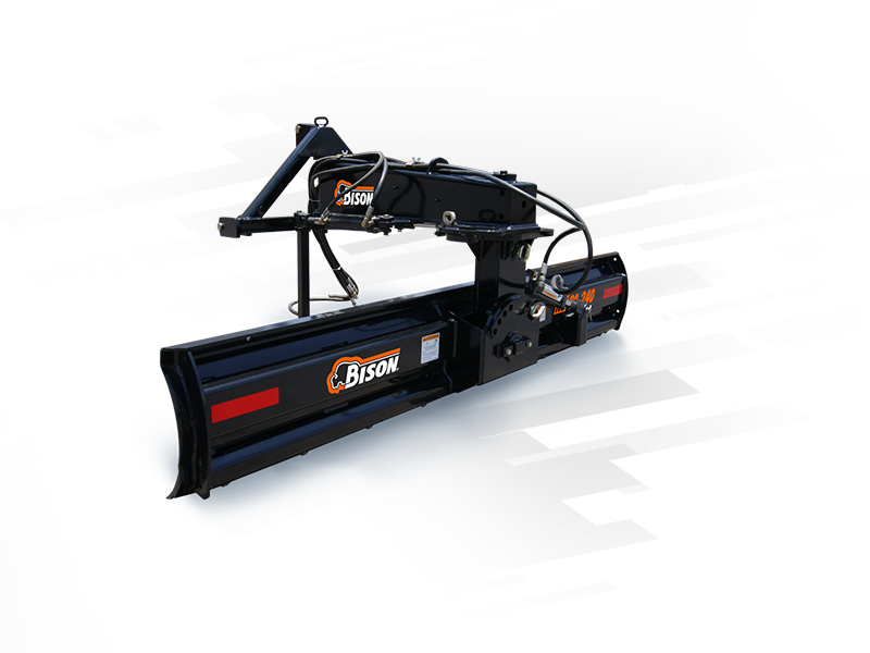 Bison MEDIUM, Cat II, mechanical link angle/tilt/offset, 17" blade, 3" pin, 6" edge, 50-80 hp