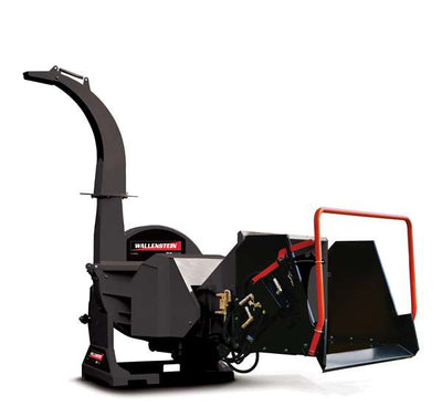 Wallenstein BX102R 10" Chipper, 540 PTO, Cat II hitch, 36" 425# rotor, 10"x15" opening, 4 knives, for 80-120 eng hp