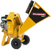 Wallenstein BXC34 Chipper, 3" capacity, 7 hp Vanguard engine, 17" rotor, off-road trailer/cart