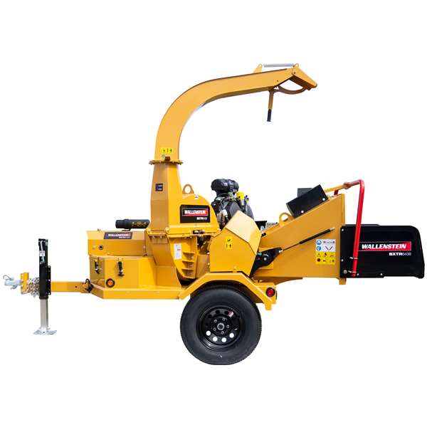 Wallenstein BXTR6438B Commercial Chipper, as BXTR6438F but with electric brakes and fluid clutch