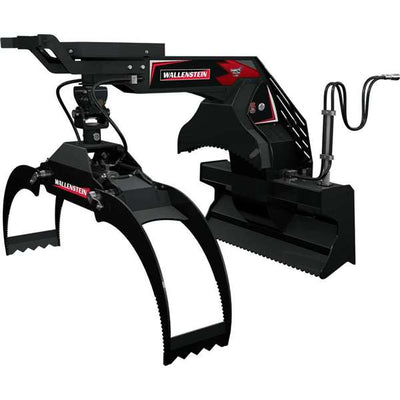Wallenstein LXG430S 4500# Grapple, opens 72", 180-deg free pivoting, spring-centered, for 70-100 hp