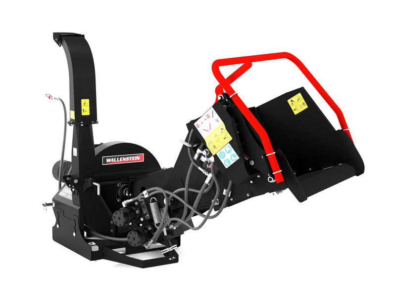 Wallenstein 3-Point horizontal, 4.5"x36", 25-ton, w/hoses & tips, auto return, open center