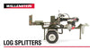 Wallenstein 2-WAY 3-Point horizontal, 4" Cylinder, 20-ton, splitter