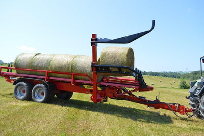 Anderson RBM-1400 14-bale trailer, max 6' diameter