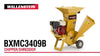 Wallenstein BXMC3409B Chipper-Shredder, 3" chipping, ¾" shredding, clutch, 10 hp Vanguard